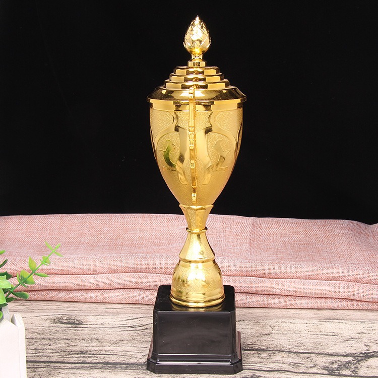 Gold Trophy Personalized Gold Award for Events and Competitions